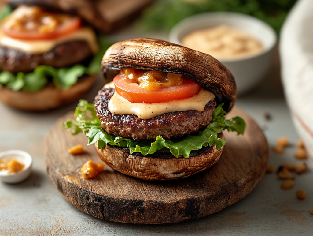 Burger μανιταριών