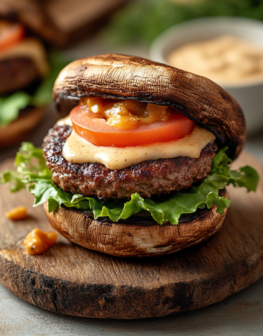 Burger μανιταριών