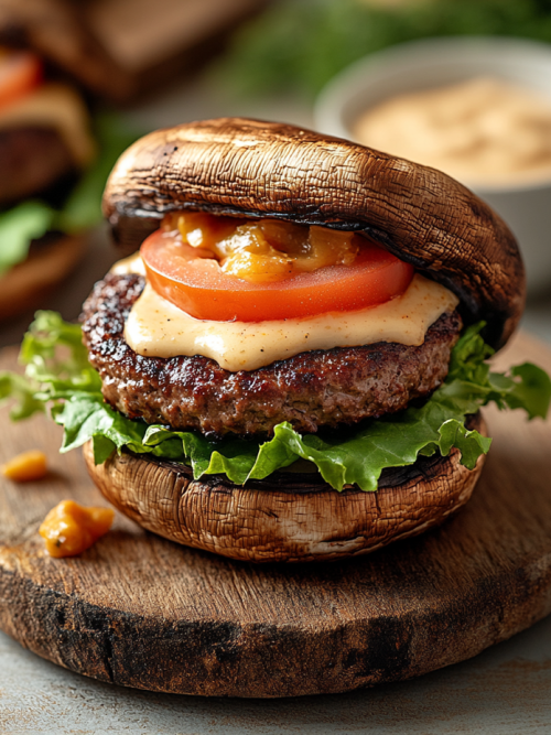 Burger μανιταριών