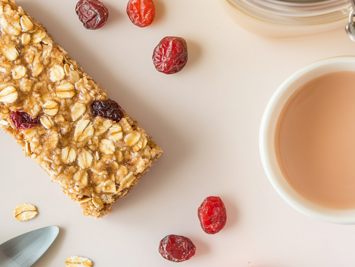 u6491364721 Minimal style oat bar with dried cranberries and 6d46e6c6 dd2c 47fc 8b1d a1fe75d007b9 3
