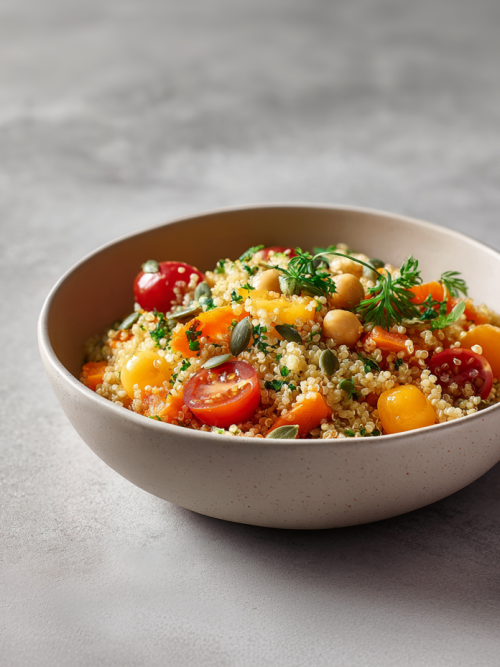 salata quinoa revithi